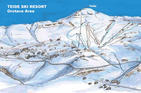 Teide Ski Map